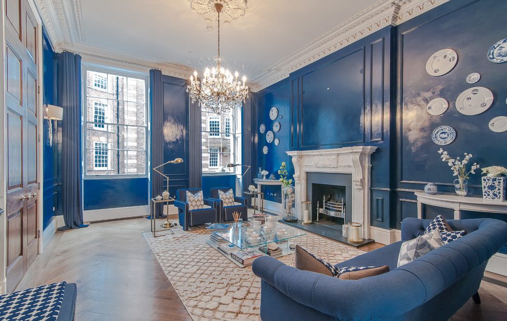 Идеи домашнего декора со знаменитым классическим голубым пантоном