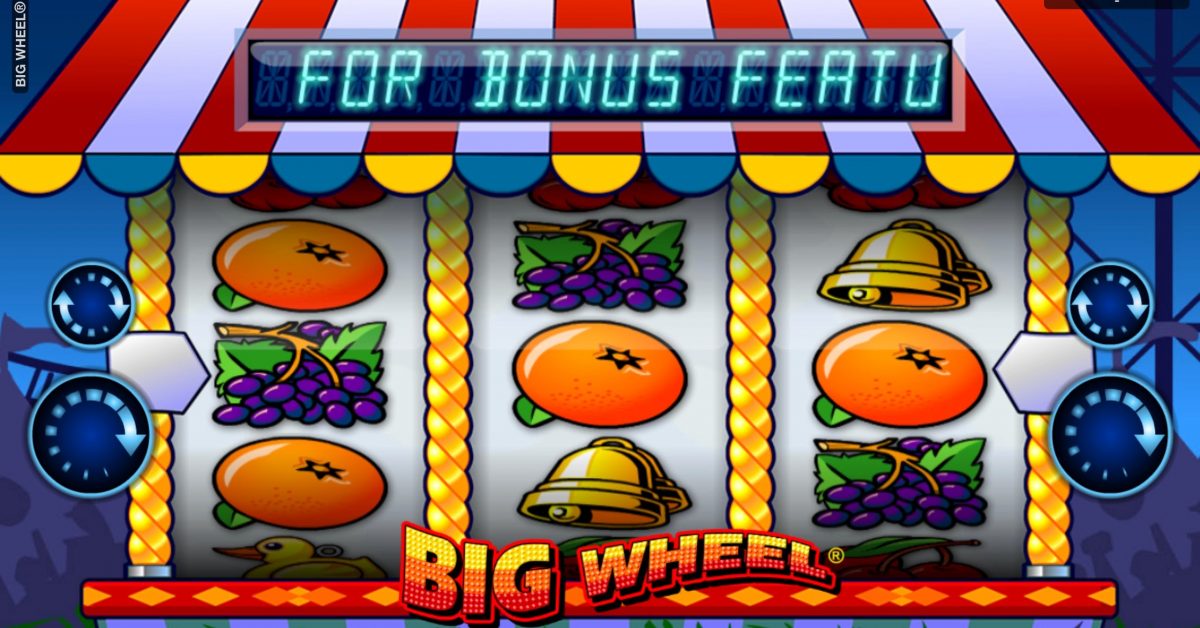 Сыграйте фруктовую игру в ретро-стиле с Big Wheel